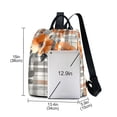 thumbnail image 3 of FORMRS Women's Travel Backpack Purse Anti-Theft Hidden Pockets Casual Shoulder Bag, Plaid Floral, 3 of 7