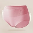 thumbnail image 4 of uublik Womens Panties Pink Full Coverage No Show High Waisted Seamless Ladies Panties, 4 of 5