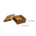 2pcs Travel Soap Dish Box Soap Case Holder EcoFriendly Bamboo Soap