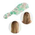 thumbnail image 6 of Unique Bargains 1 Pc Women Durable Marble Texture Large Tooth Comb Green Acetate Sheet, 6 of 6