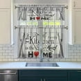 thumbnail image 5 of Kitchen Rules Curtains Valances and Tiers Set for Windows, Cafe Bathroom Window Curtain Valance 3 Piece Sets,Kitchen Decor for Living Room,54''x 36'', 5 of 6