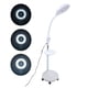 thumbnail image 5 of Lámpara de pie con aumento de 8X y altura ajustable con luz fría LED para uso en salón de belleza y tatuajes, 5 of 15