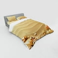 thumbnail image 3 of Ambesonne Beach Bedding Set 3 Pcs, Sand with Sea Shells, Twin XL, Sand Brown Coral, 3 of 3