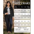 thumbnail image 7 of CASSIE LIZ Womens Plus Size Cardigan Sweaters Black Crewneck Long Sleeve Button Down Knit Jackets With Pockets Fall Winter Outerwear Cardigan 5XL 26W 28W, 7 of 7
