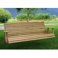 thumbnail image 4 of 5' Natural Cedar Porch Swing, Amish Crafted, Includes Chain & Springs, 4 of 4