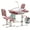 Pink, variant on SHGJ&SOFT Kids Desk and Chair Set, Ergonomic Height Adjustable Children School Study Desk with Tilt Desktop, 3 Modes&3 Brightness LED Light,Storage Drawer for Classroom, Pink