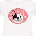 thumbnail image 4 of Inktastic French Bulldog Dog Girls Long Sleeve Baby Bodysuit, 4 of 5