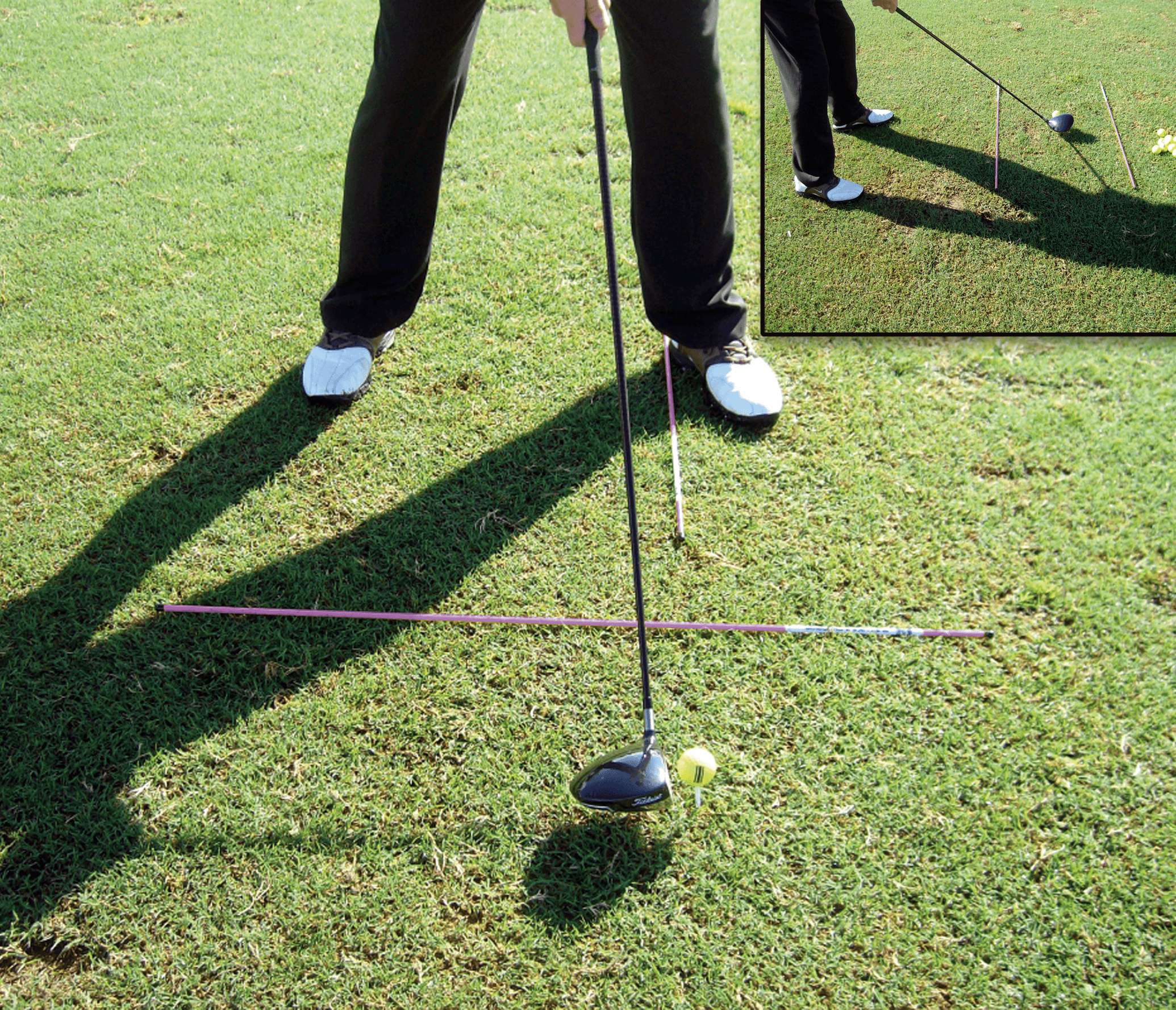 MVP Sport Golf Alignment Sticks (pink)