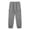 ZA-Gray trousers, variant on Men's Cargo Jogger Pants Elastic Waist Loose Ankle Cuffed Trousers with Flap and Zipper Pockets Solid Color Streetwear Pant s-5xl