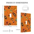 thumbnail image 3 of DouZhe 1-Gang Toggle Switch Wallplate, African Exotic Tribal Sketch Decorative Wall Plates, 3 of 7