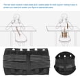 thumbnail image 4 of fjanfan Cinturón de Apoyo Lumbar con Correas de Compresión Ajustables para Alivio del Dolor en Parte Baja de Espalda, Dar Forma al Cuerpo de Posparto XL(94-108cm) Eotvia NO, 4 of 6