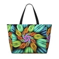 thumbnail image 2 of Xecao Hippie Style for versatile beach bag for women includes zipper pockets and waterproof material, ideal for vacations and adventures., 2 of 7