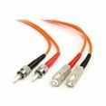 thumbnail image 2 of StarTech.com 1m Fiber Optic Cable - Multimode Duplex 62.5/125 - LSZH - ST/SC - OM1 - ST to SC Fiber Patch Cable (FIBSTSC1) - Network cable - ST multi-mode (M) to SC multi-mode (M) - 1 m - fiber optic - duplex - 62.5 / 125 micron, 2 of 2