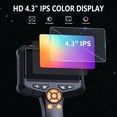 KMDES Borescope, 4.3" Endoscope Camera with Light, IP67 Waterproof