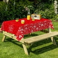 thumbnail image 5 of Mizhona Valentine's Day Tablecloth Red Hearts Dining Party Table Cover Waterproof Kitchen Decor 60"x84", 5 of 6