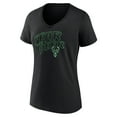 thumbnail image 2 of Women's Black Milwaukee Bucks Team Pride V-Neck T-Shirt, 2 of 3