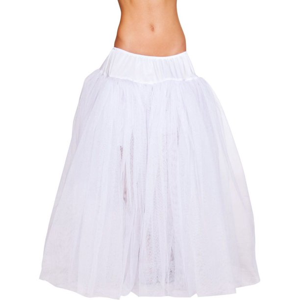 White Petticoat Full Length