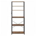 thumbnail image 4 of VASAGLE- Barra de café, Estante de Cocina de 6 Niveles con 6 Ganchos, Soporte para microondas, Industrial, 15.7 x 23.6 x 65.7 Pulgadas, café rústico y Negro, 4 of 7