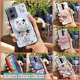 thumbnail image 2 of LYM-Phone Case For MOTO Edge 5G 2024, TPU Cartoon Simplicity Skin feel silicone Durable Anti-knock Soft Case Kickstand Glitter Phone Lens Protection Waterproof Back Cover cute Quicksand, 2 of 9