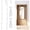 White, variant on HXRH 2Pcs Over The Door Mirror Hanger Set Adjustable Five-Hole Mirror Hook Hanging Paintings Flowers and Decor Brackets Perfec-t Height and Fit (White)