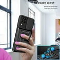 thumbnail image 3 of Sturdy Case for Samsung Galaxy M33 with Slide Camera Window, Heavy Duty Military Grade Protection Phone Cover Built-in 360°Rotate Ring Stand for Samsung Galaxy M33 SJ Gold, 3 of 9