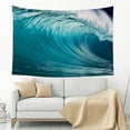 thumbnail image 4 of Shiartex Wave Print Tapestry Wall Hanging for Bedroom and Living Room 60*40in, 4 of 6