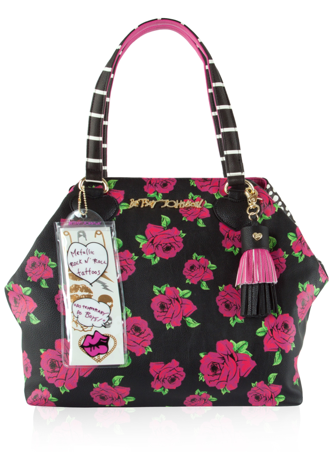 betsey johnson trap tote