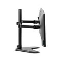 thumbnail image 1 of 30 in. Professional Series Freestanding Dual Horizontal Monitor Arm, Black, 1 of 1