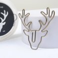 thumbnail image 3 of 8 PCS/Set Deer Head Paper Clip Shaped Paper Clip Creative Shape Pin Bookmark Deer Head Paper Clip, 3 of 5