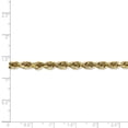 thumbnail image 5 of 10K Yellow Gold 4.5mm Diamond Cut Quadruple Rope Chain 22 Inch, 5 of 5