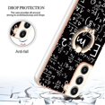 thumbnail image 4 of Funda para Samsung Galaxy S23+ 5g con galvanoplastia de doble cara IMD y soporte para anillo (sonrisa), 4 of 5