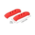 thumbnail image 2 of Silicone Pot Handle Covers 2Pcs, Heat Resistant Pot Handle Grips, Non-Slip, for Cast Iron Skillet, Frying Pan, Metal Pan (Red), 2 of 2