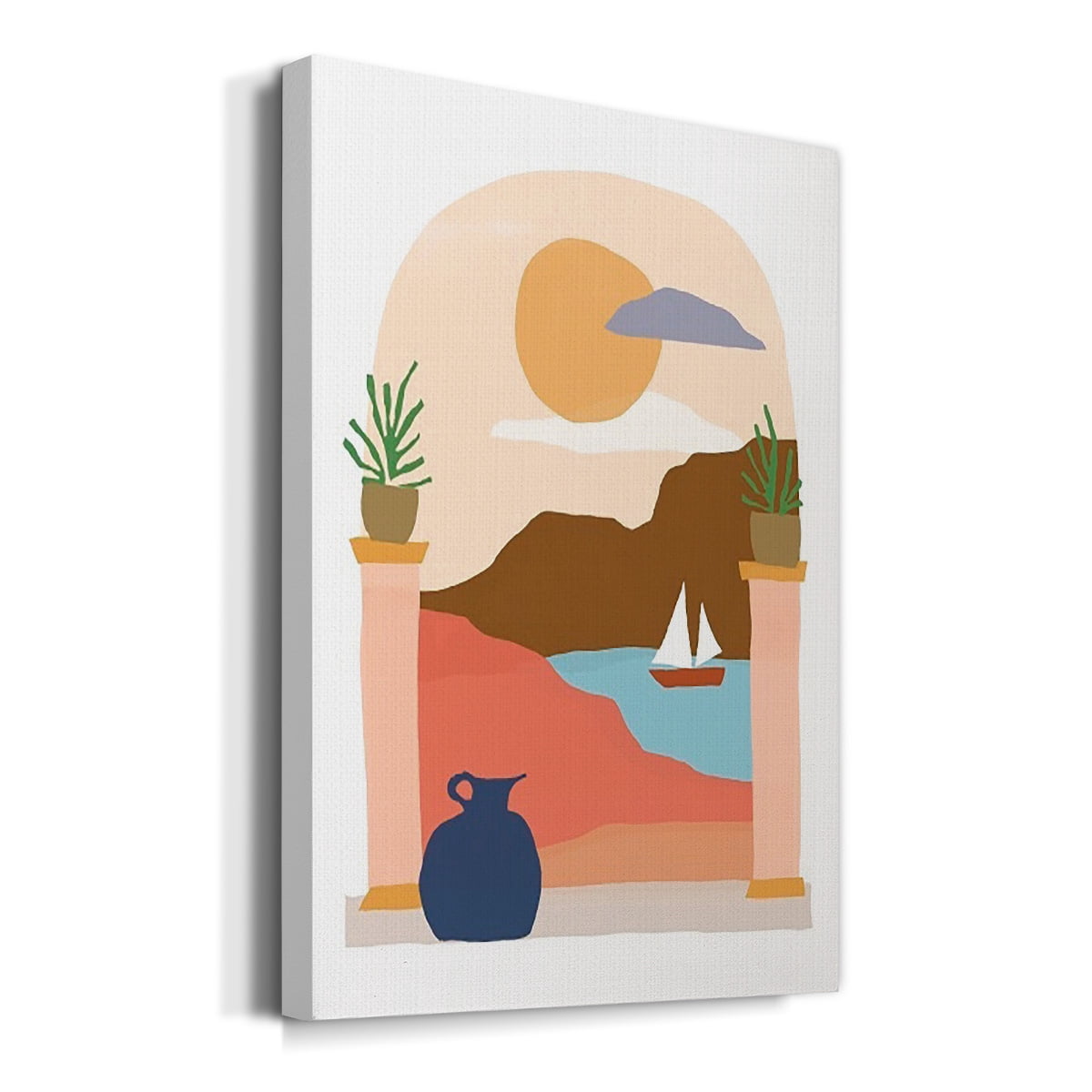 Paper Scene III Premium Gallery Wrapped Canvas - Ready to Hang