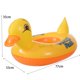 thumbnail image 2 of Barco de natación inflable estilo pato naranja amarillo con patrón de letras para niños, 1 unidad, piscina para bebé el verano, 2 of 5
