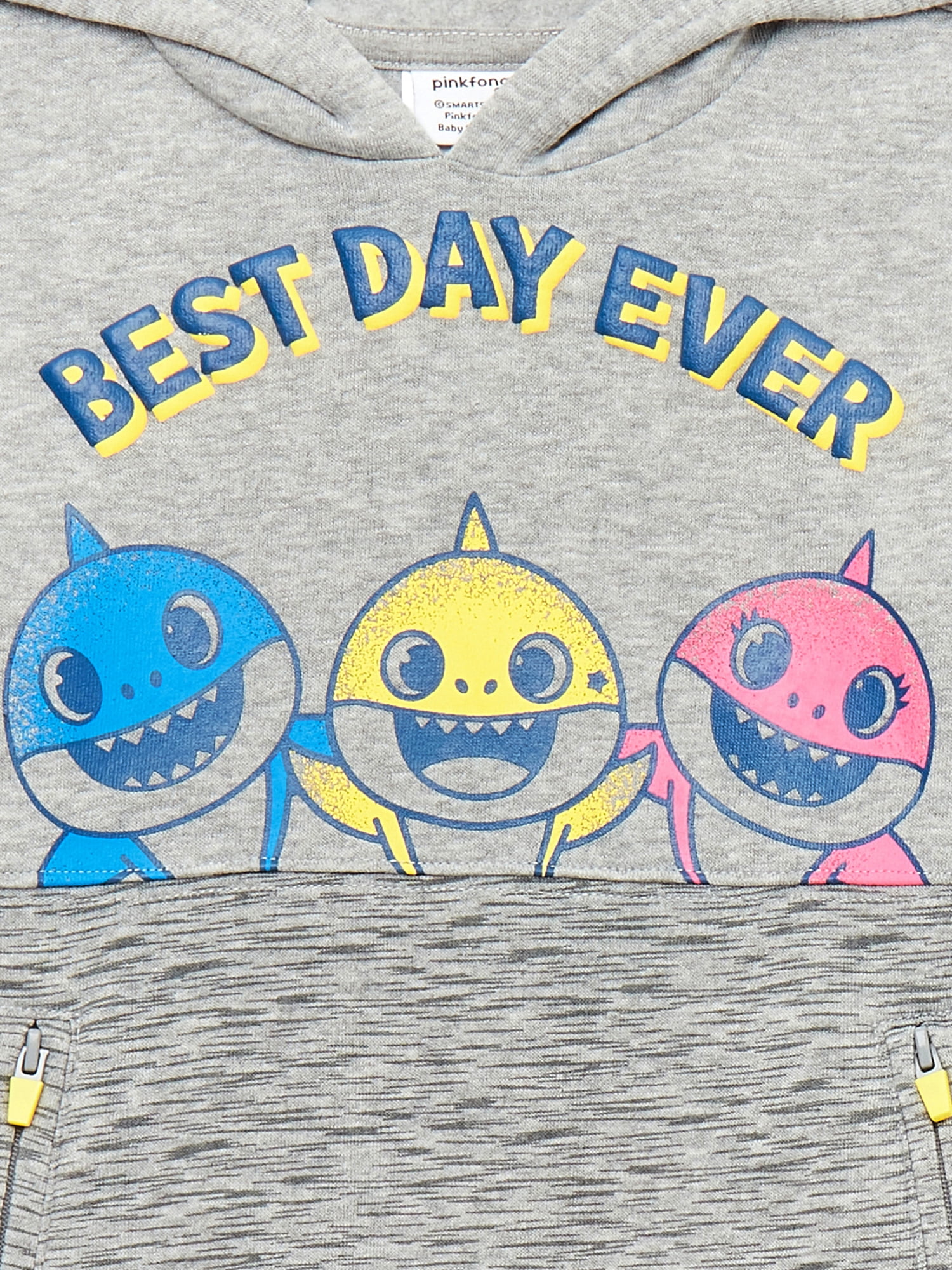 Baby Shark Toddler Boy Fleece Hoodie Outfit Set, Sizes 12M-5T