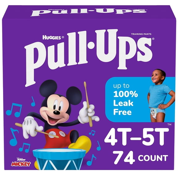 Huggies Pull-Ups Potty Training Pants Boys 4T-5T 74 CT (45270)