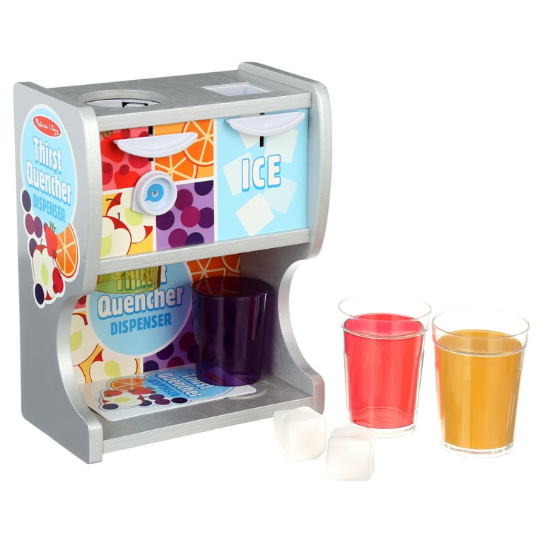Free Shipping! Melissa & Doug Wooden Drink Dispenser with Cups