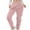 Pink, variant on Aueoeo Women's Winter Fleece Pants Casual Soft Sweatpants Lounge Pants High Waisted Athletic Joggers with Pockets