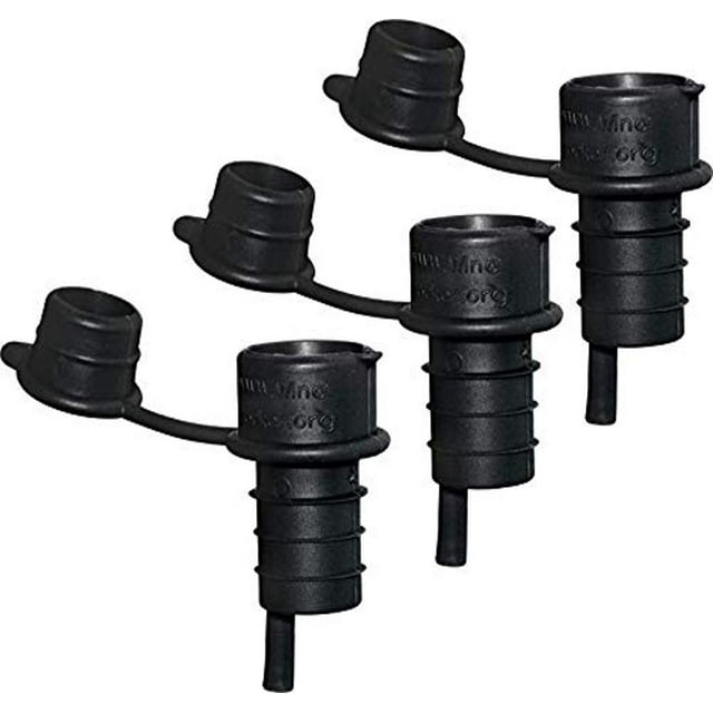 Aireador, tapón, vertedor, filtro y descorchador para vino, paquete de 3