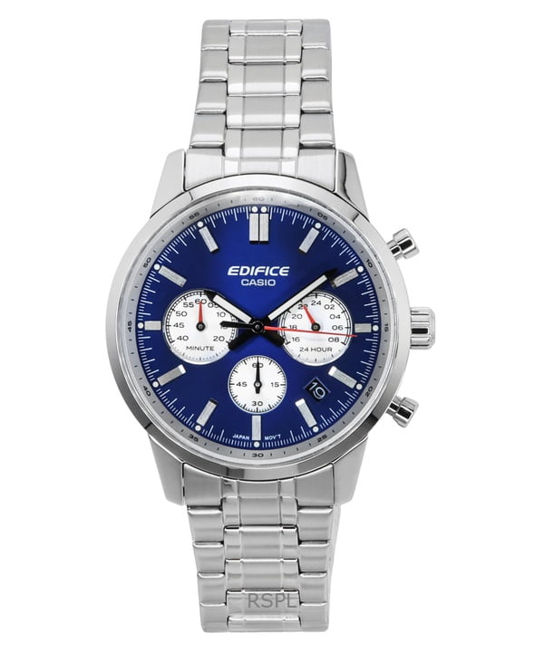 CASIO EDIFICE WR ブラック/ブルー EDIFICE | CASIO