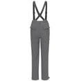 thumbnail image 3 of Little Donkey Andy Womens Insulated Ski Bibs Snow Pants Water Resistant Snowboard Softshell Pants with Suspenders Gray S, 3 of 7