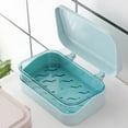 thumbnail image 5 of ACDANC 2026 New Soap Box Pink,Soap Holder Travel Soap Bar Container Holder Case Travel Dish Storage Drainers Box Cover Dishes Plastic,Shelves,(1X Soap Box),For Travel,Home,Hotel,Packing,Storage, 5 of 9