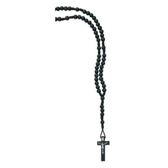 McVan P242R 6 mm Blue Wood Communion Rosary Boxed