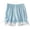 Blue, variant on KHONTS Toddler Girl Shorts Ruffled Pumpkin Bloomers Shorts for Kids Workout Athletic,Size 2T-7T White 130