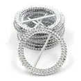 thumbnail image 3 of 100pcs Electroplated Chair Buckle Creative Round Belt Buckle Decoration (Inner Diameter 50mm, External Diameter 68mm), 3 of 6
