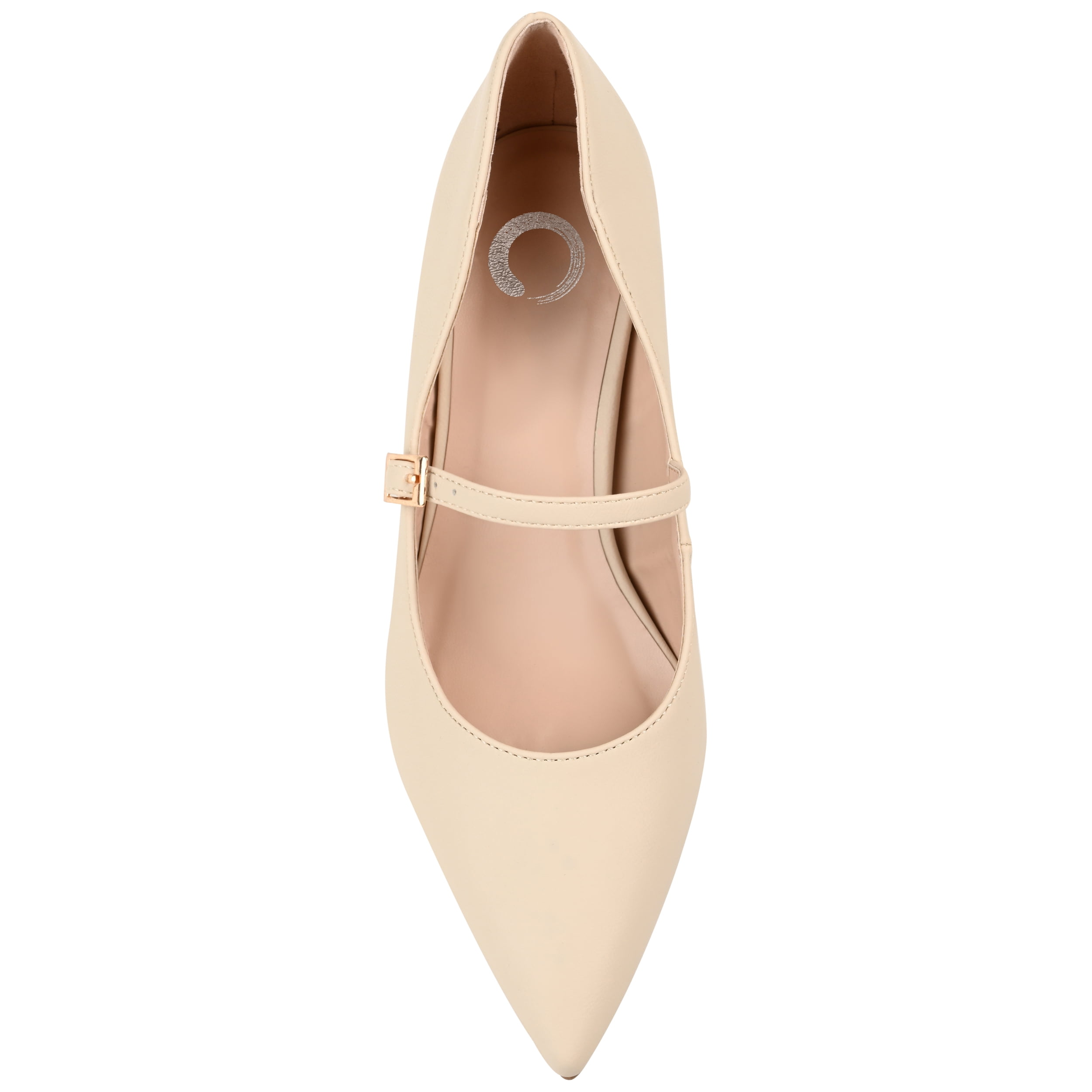 Journee Womens Manza Kitten Heel Mary Jane Pointed Toe Pumps, Widths Available