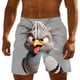 thumbnail image 2 of Pantalones de Natación de Verano de Ocio de la Playa de los Hombres con Cordón, Poliéster Transpirable Ligero para el Uso Informal, 2 of 5