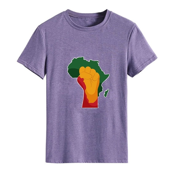 Lolmot Casual Tops for Women Summer Ladies Fashion Solid Color Print Round Neck Short Sleeve T-Shirt Casual Clothe Top Blouse Shirts