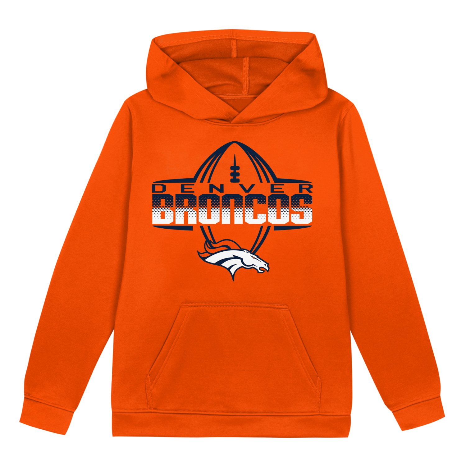 DENVER BRONCOS NFL Boys Hoodie Fleece Game Day Fan Apparel