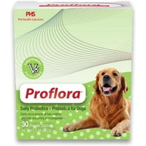 Proflora Probiotics for Dogs-Complete Gut Health & Immune Support. Easier Diet Transitions, Healthier Skin & Coat & Helps Treat Diarrhea. 30 Powder Packets